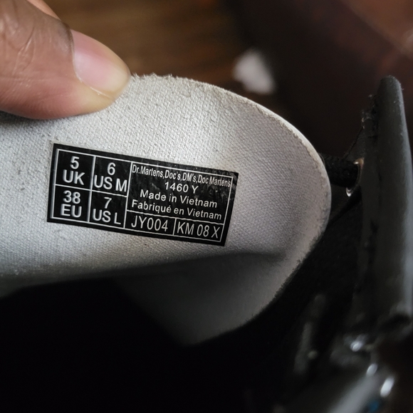 Dr. Martens  White & Black Boots - Picture 4 of 10